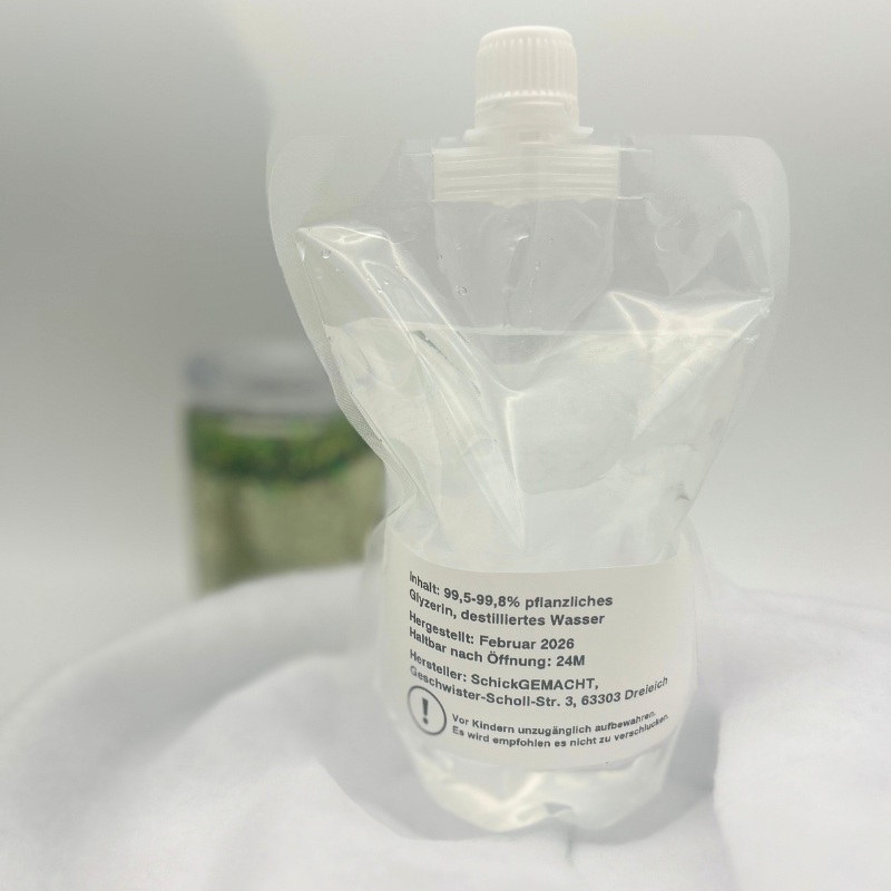 Quick Flow Solution 500ml | fertige Glitzer-Becher Lösung | Glitzerbecher Selbst gestalten | Snowglobetumbler