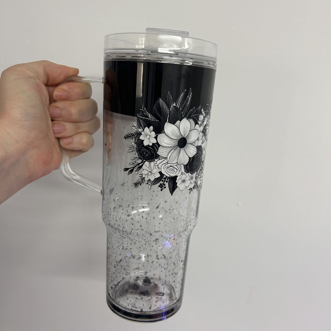DEIN 1200ml / 40oz doppelwandiger Henkel Becher