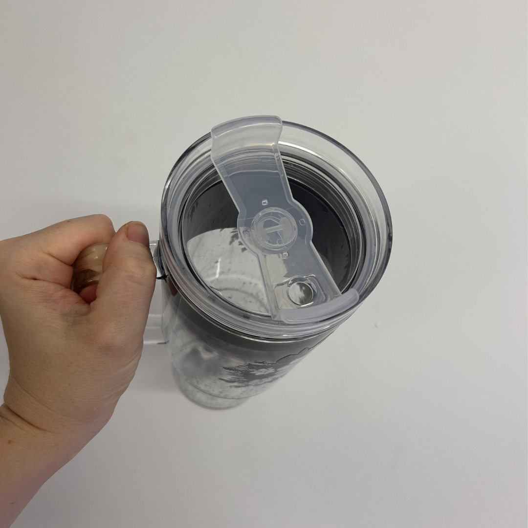 DEIN 1200ml / 40oz doppelwandiger Henkel Becher