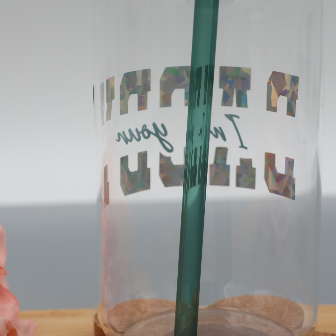 I´m your Daddy | Trinkglas 500 ml | Strohhalm + Deckel