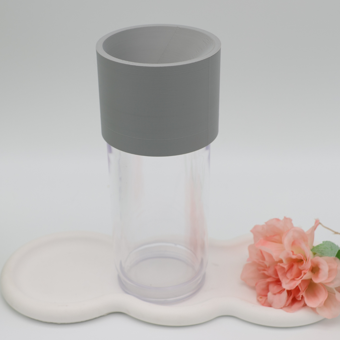 Glitzer Funnel mit Rand | Glitzerrutsche | schwarz
