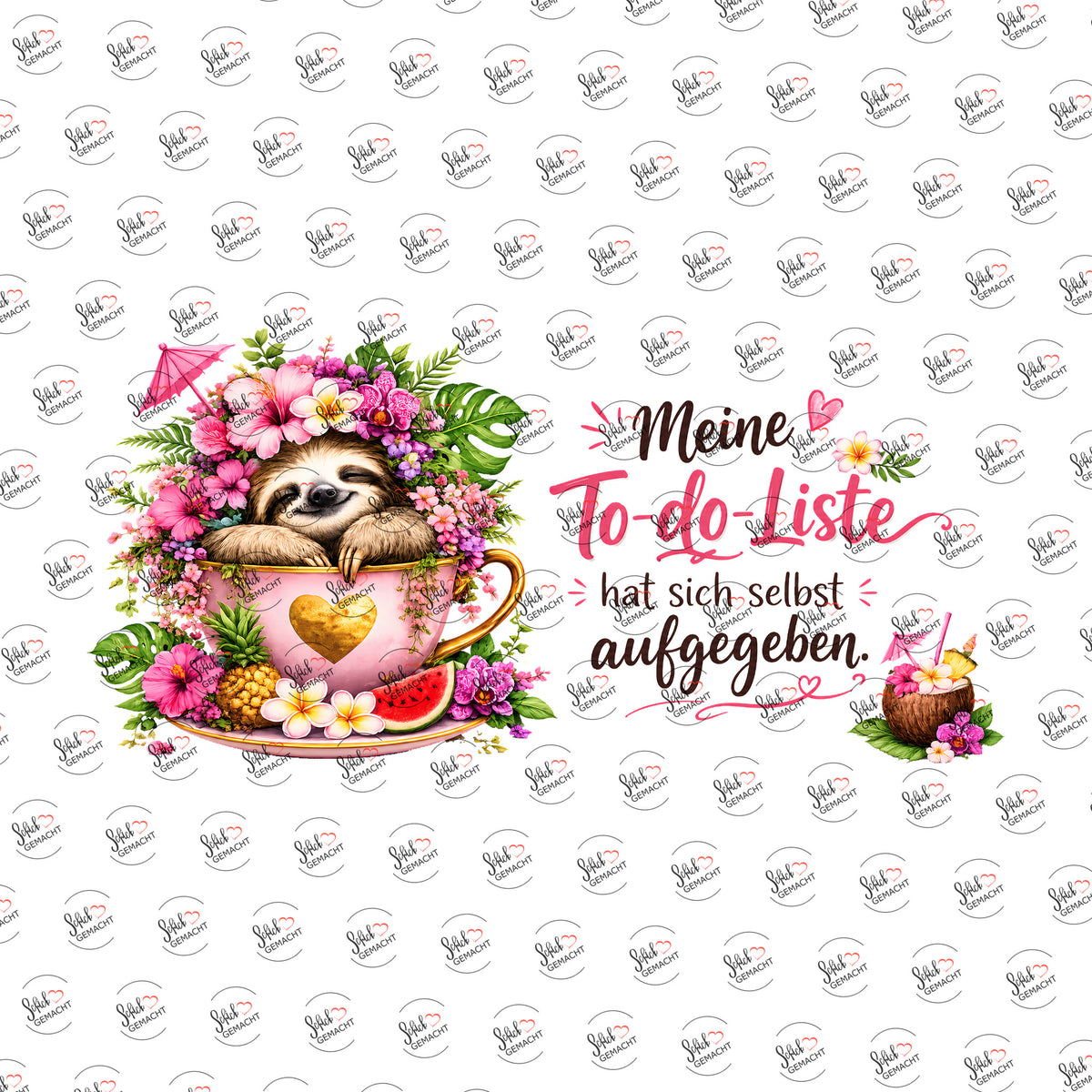 Meine To-do-Liste als Rub-on-Sticker, einzeln
