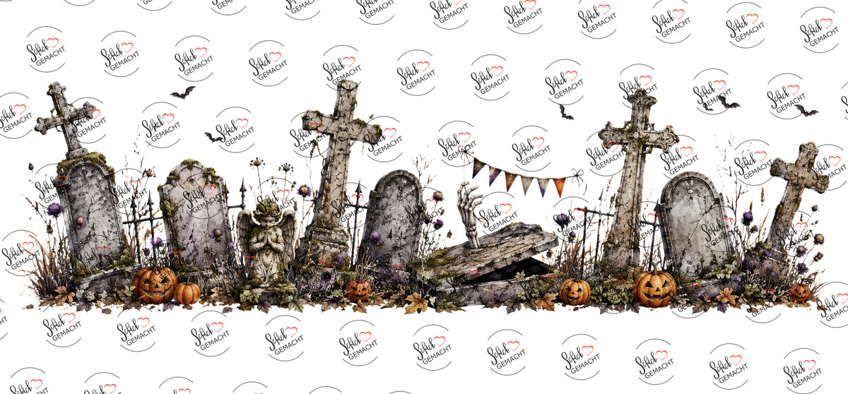 Friedhof mit Wimpelkette – Hauptmotiv