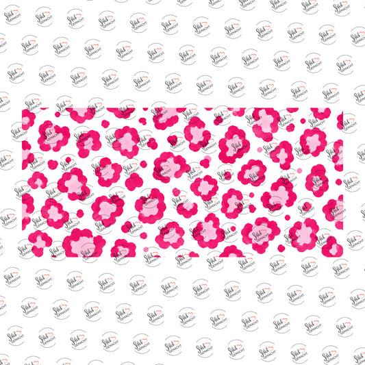 Leo in Pink als Rub-on-Sticker, einzeln