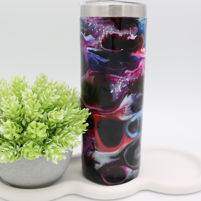 DEIN Thermo Tumbler nach Wunsch mit Deckel und Strohhalm