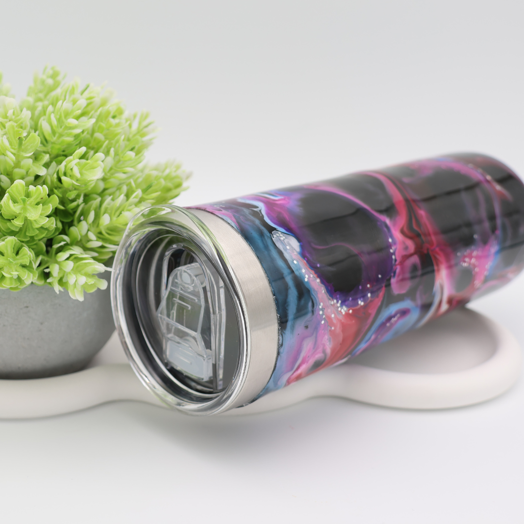 DEIN Thermo Tumbler nach Wunsch mit Deckel und Strohhalm