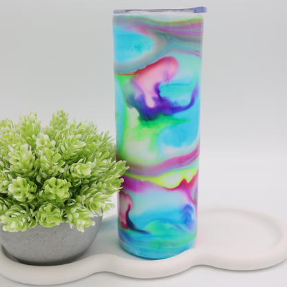 DEIN Thermo Tumbler nach Wunsch mit Deckel und Strohhalm