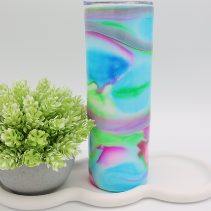 DEIN Thermo Tumbler nach Wunsch mit Deckel und Strohhalm