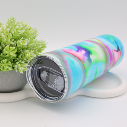 DEIN Thermo Tumbler nach Wunsch mit Deckel und Strohhalm