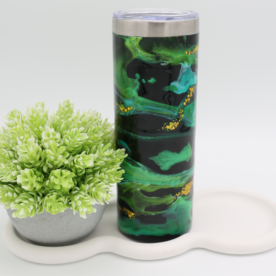 DEIN Thermo Tumbler nach Wunsch mit Deckel und Strohhalm