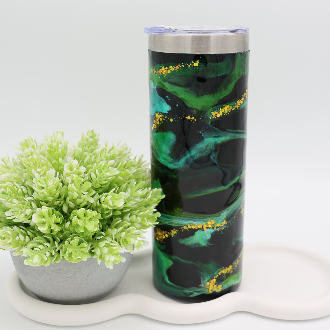 DEIN Thermo Tumbler nach Wunsch mit Deckel und Strohhalm