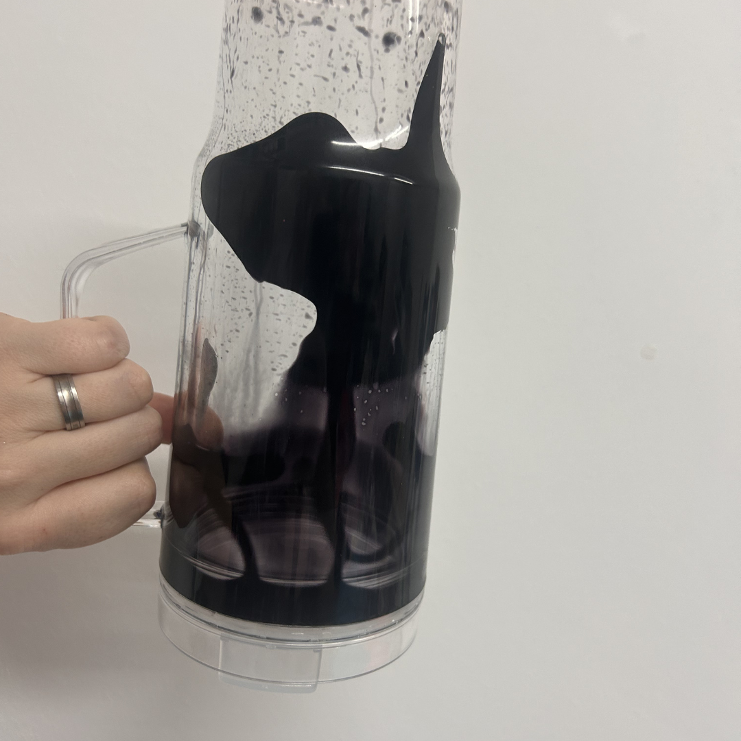DEIN 1200ml / 40oz doppelwandiger Henkel Becher