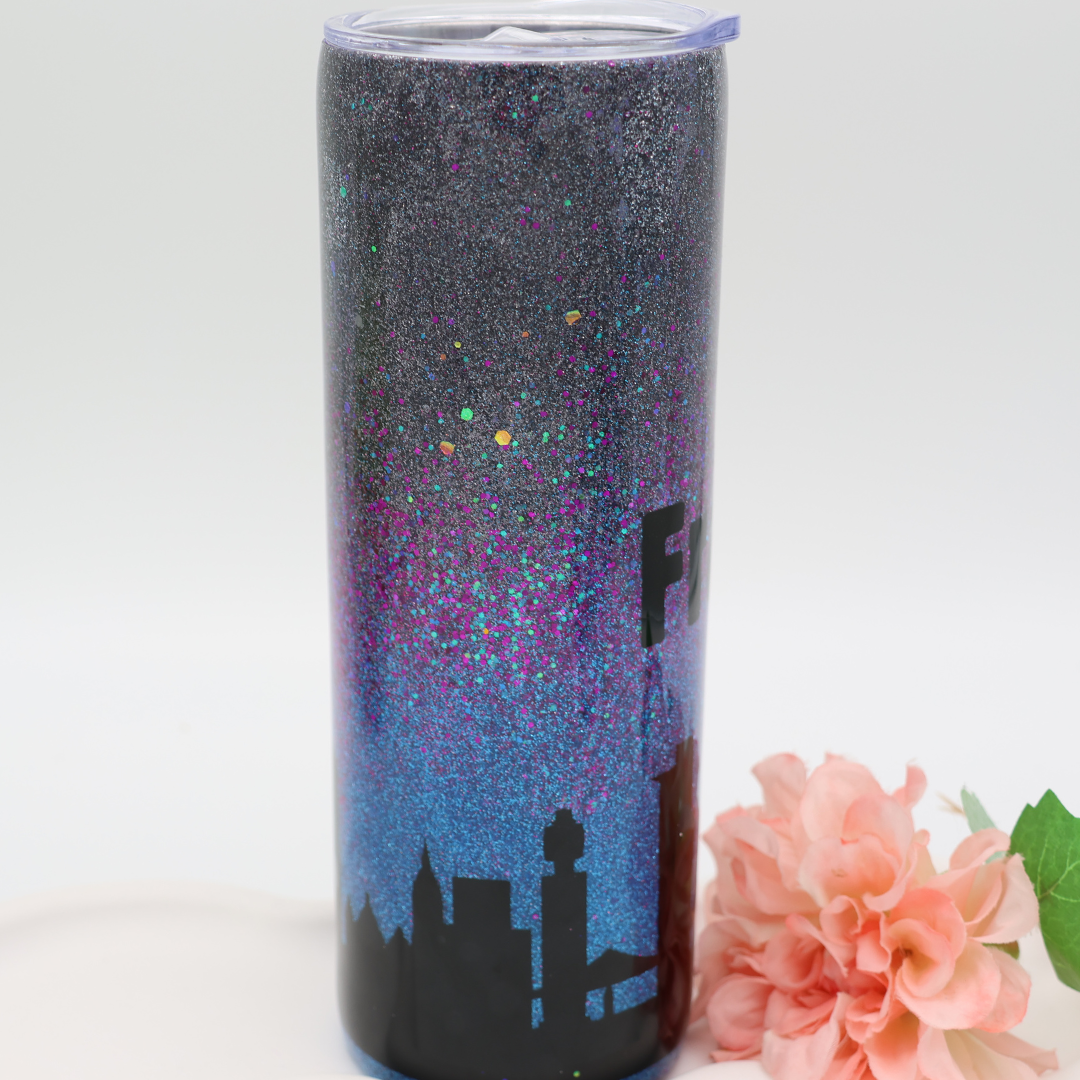 DEIN Thermo Tumbler nach Wunsch mit Deckel und Strohhalm