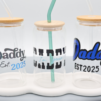 I´m your Daddy | Trinkglas 500 ml | Strohhalm + Deckel