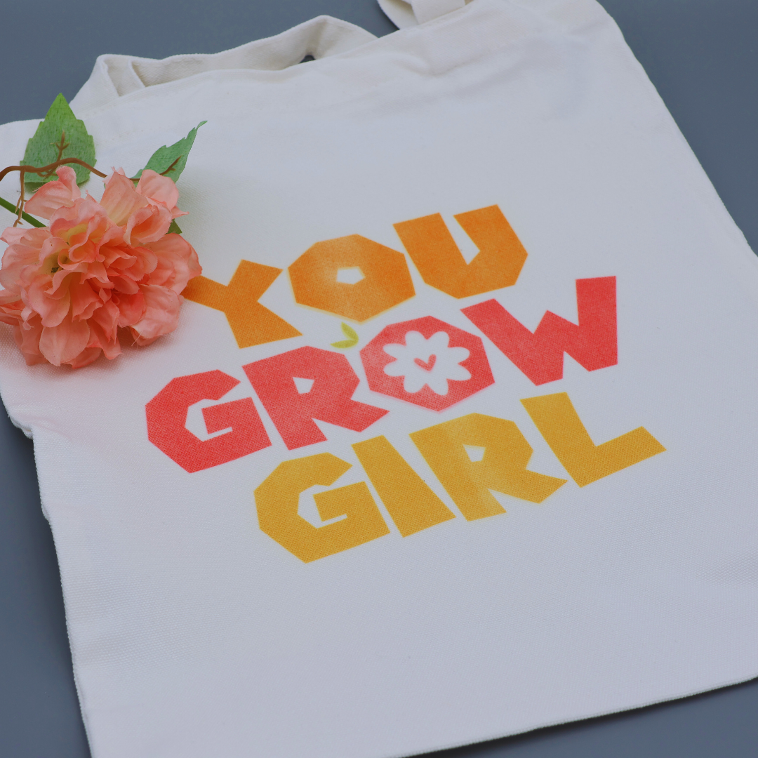 Tote Bag - Girl you Grow (Druckfehler)