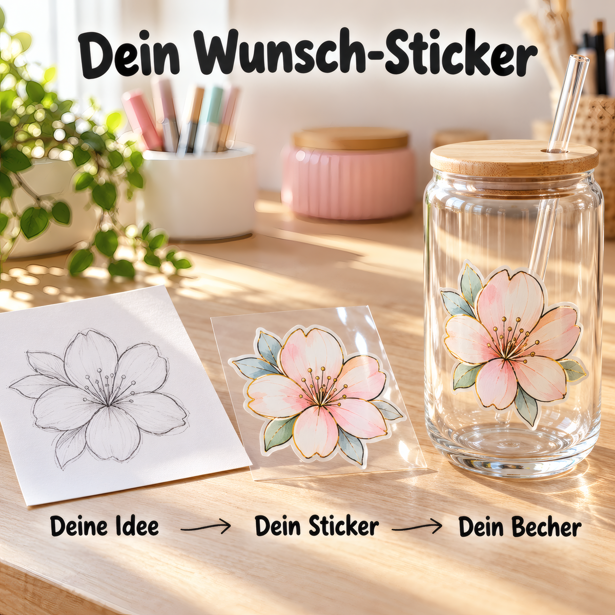 Dein Wunsch-Sticker