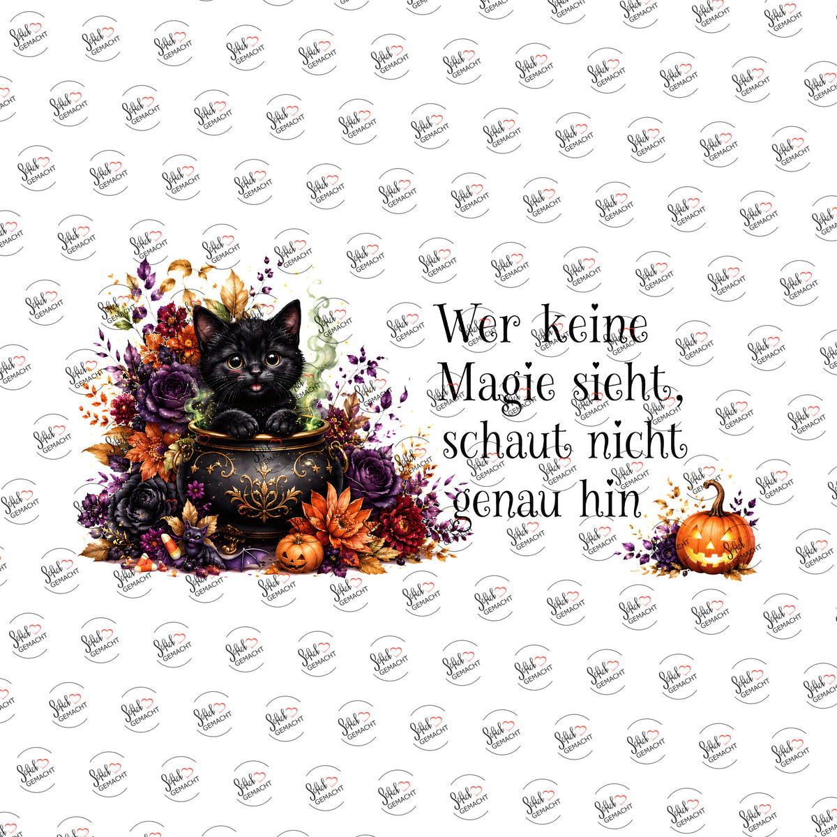 Wer keine Magie sieht als Rub-on-Sticker, einzeln