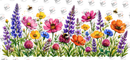 Wildblumenwiese mit Bienen – Hauptmotiv