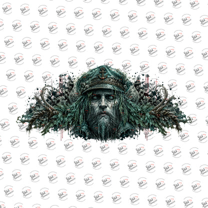 Geisterkapitän als Rub-on-Sticker, einzeln