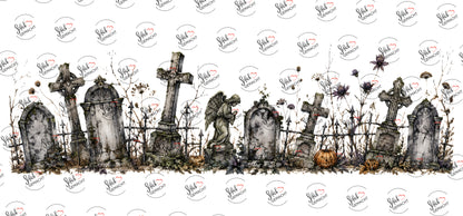 Alter Friedhof im Nebel – Hauptmotiv