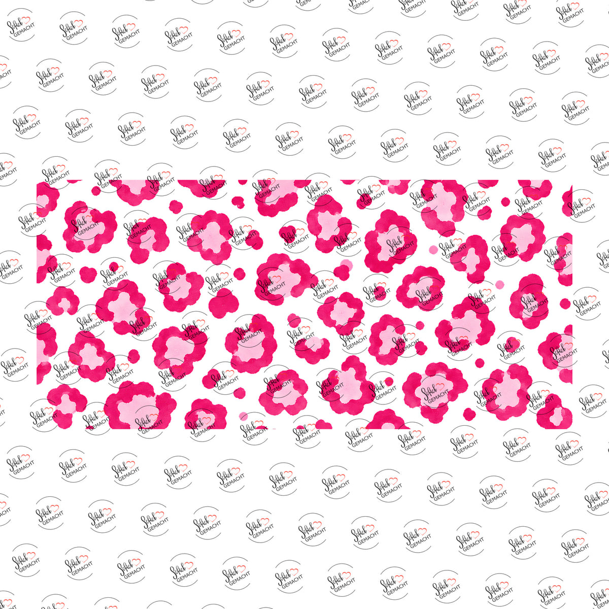 Leo in Pink als Rub-on-Sticker, einzeln