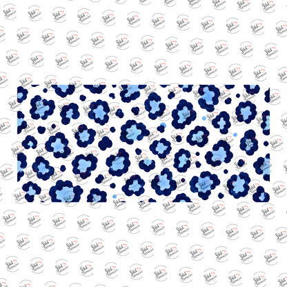 Leo in Blau als Rub-on-Sticker, einzeln
