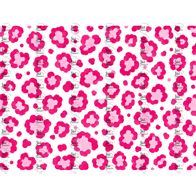 Leo in Pink als UV-DTF Sticker einzeln
