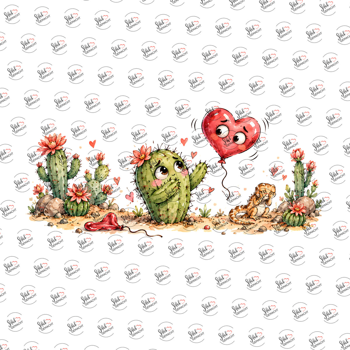 Liebe kann weh tun als Rub-on-Sticker, einzeln