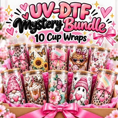 10 Stk 16oz UV-DTF Motive - Mystery Bundle